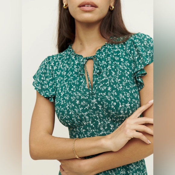 NWT Reformation Byron Dress, size 10 - Picture 3 of 5